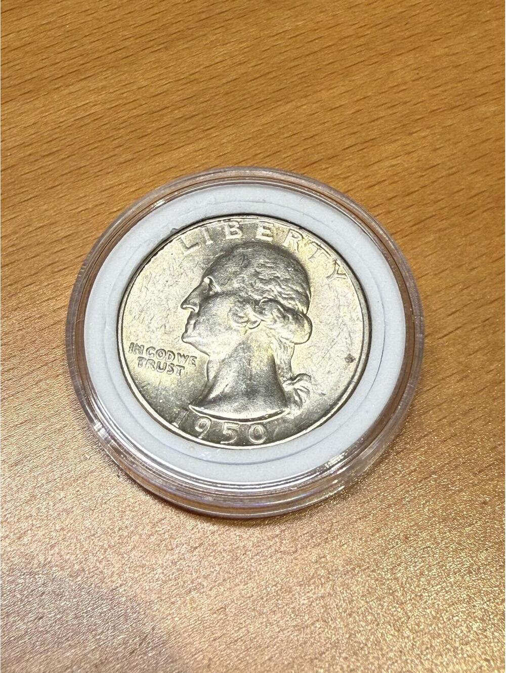 1950-S Washington Silver Quarter Dollar RPM/Error Variety Coin AU Details